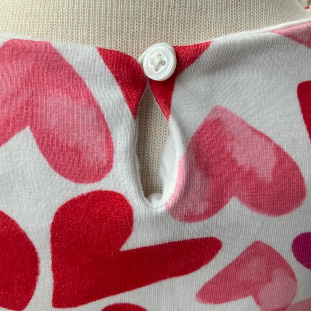 Gymboree Pink, Purple and Red Hearts Dress Size 6